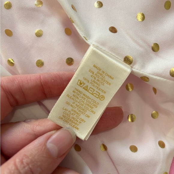 Kate Spade pink coat 12y wool blend - Picture 6 of 15